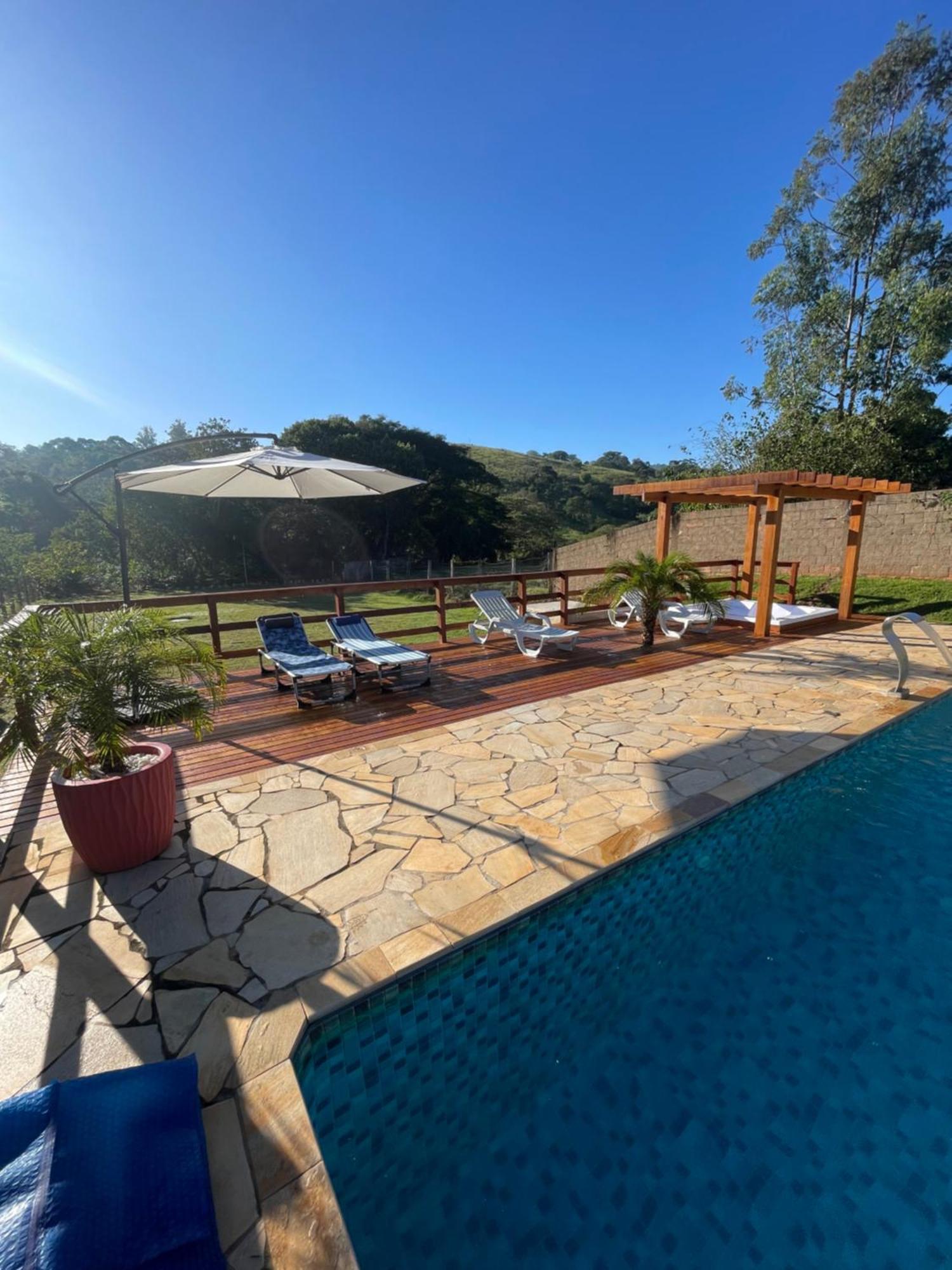 הוילה סוקורו Chacara Com Piscina Climatizada E Jacuzzi מראה חיצוני תמונה